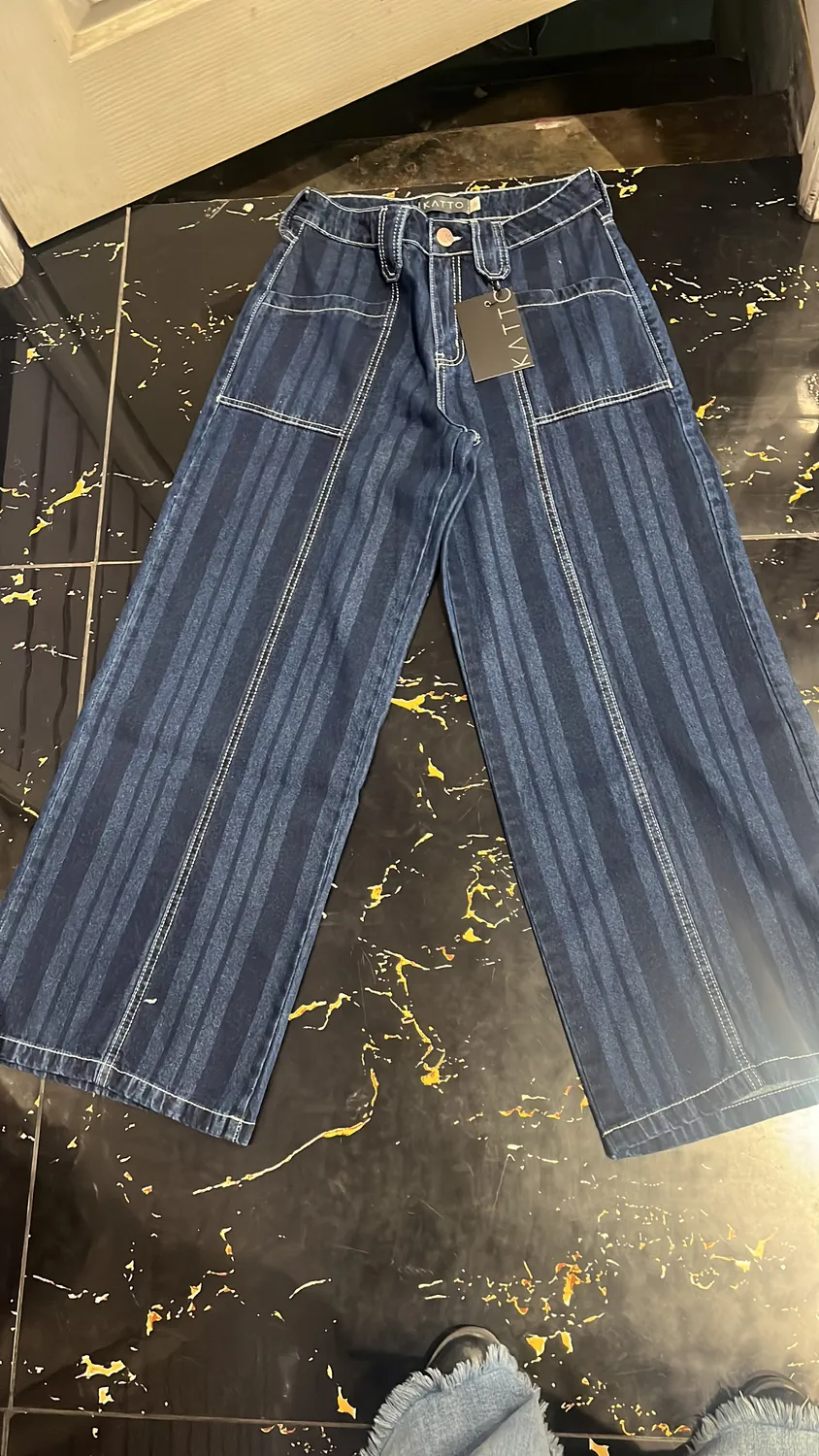 Jeans rayado Katto